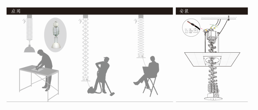伸缩型升降器应用场景安装图
